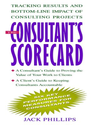 cover image of The Consultant's Scorecard